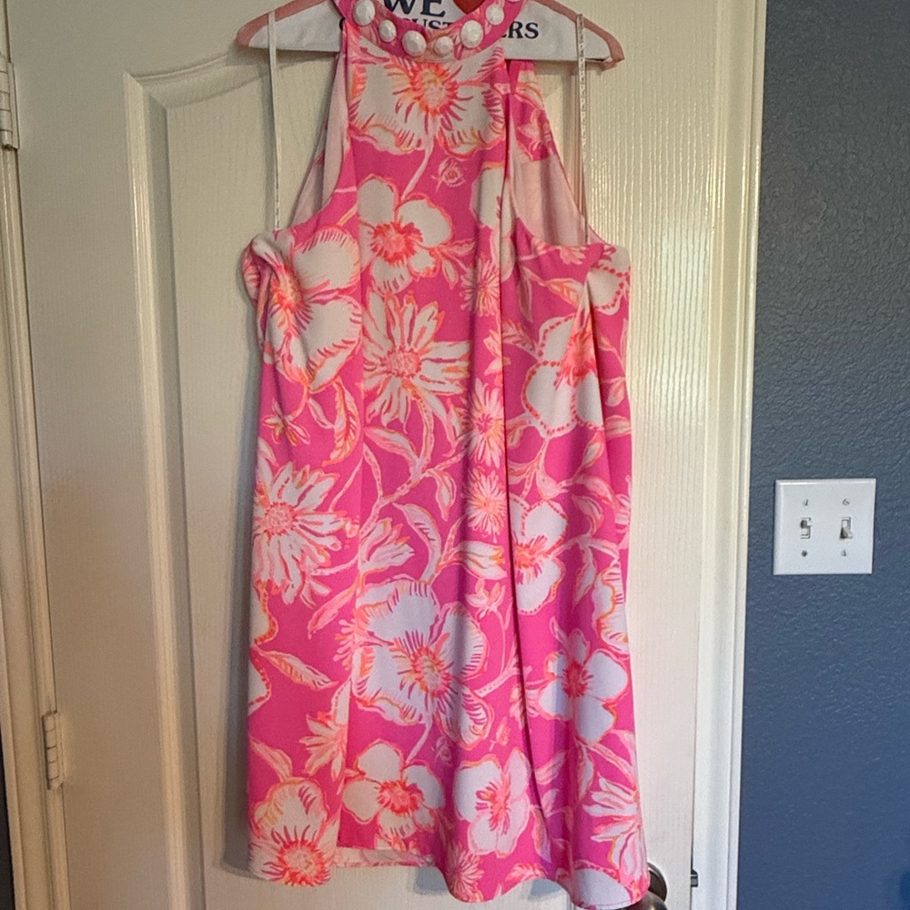 Lilly Pulitzer Pink Floral Dress